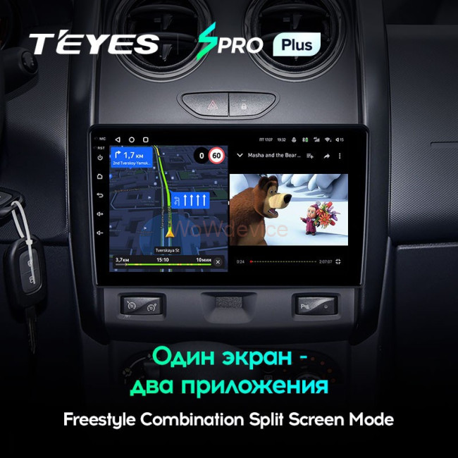 Штатная магнитола Teyes SPRO Plus 3/32 Renault Duster (2015-2020)