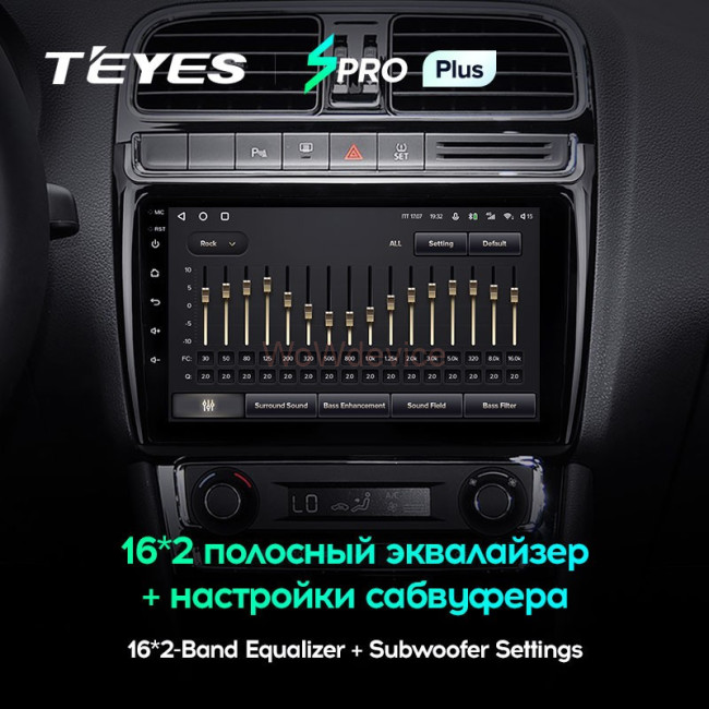 Штатная магнитола Teyes SPRO Plus 4/64 Volkswagen Polo 5 (2008-2020)