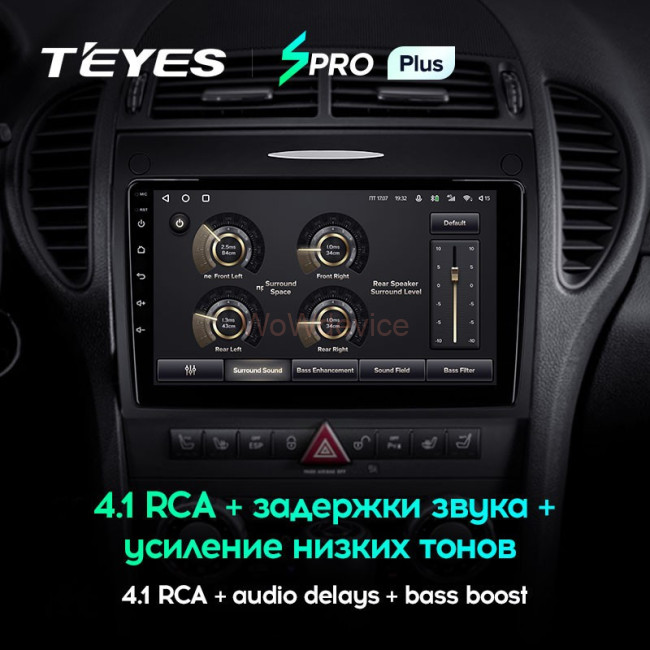 Штатная магнитола Teyes SPRO Plus 6/128 Mercedes-Benz SLK-Class R171 (2004-2011)