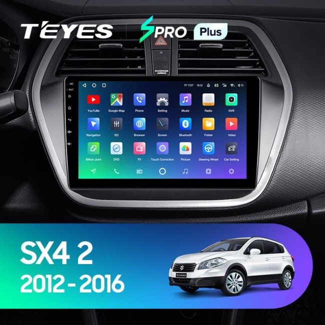 Штатная магнитола Teyes SPRO Plus 6/128 Suzuki SX4 2 (2012-2016)