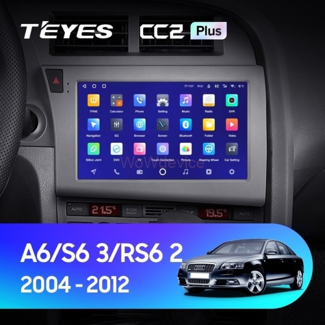 Штатная магнитола Teyes CC2L Plus 2/32 Audi S6 3 (2006-2011)