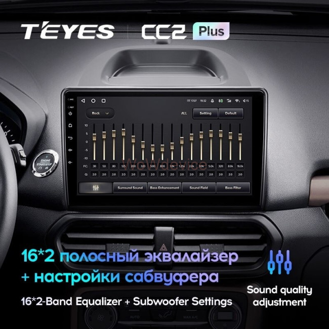 Штатная магнитола Teyes CC2L Plus 2/32 Ford EcoSport (2017-2021)
