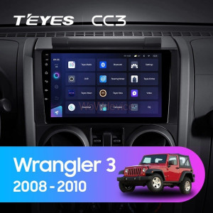 Штатная магнитола Teyes CC3 3/32 Jeep Wrangler 3 JK (2008-2010) F1