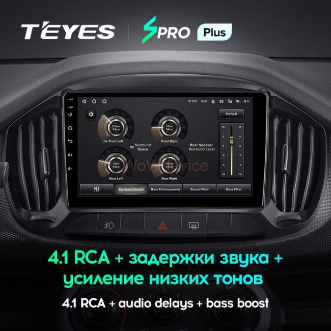 Штатная магнитола Teyes SPRO Plus 4/64 Fiat Uno (2014-2020)