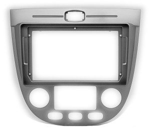 Рамка магнитолы 9.0" (цв.Серый) для CHEVROLET Lacetti 2004-2013 Хэтчбек-Универсал / Авто переменного тока