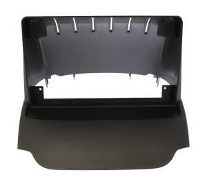 Рамка магнитолы 9.0" (цв.Черный) для FORD Ecosport 2012-2017 ver.1