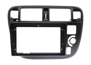 Рамка магнитолы 9.0" (цв.Черный) для HONDA Civic 1995-1998 Правый руль / Кондиционер