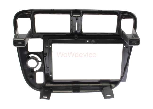 Рамка магнитолы 9.0" (цв.Черный) для HONDA Civic 1995-1998 Правый руль / Кондиционер Рамка магнитолы 9.0" (цв.Черный) для HONDA Civic 1995-1998 Правый руль / Кондиционер