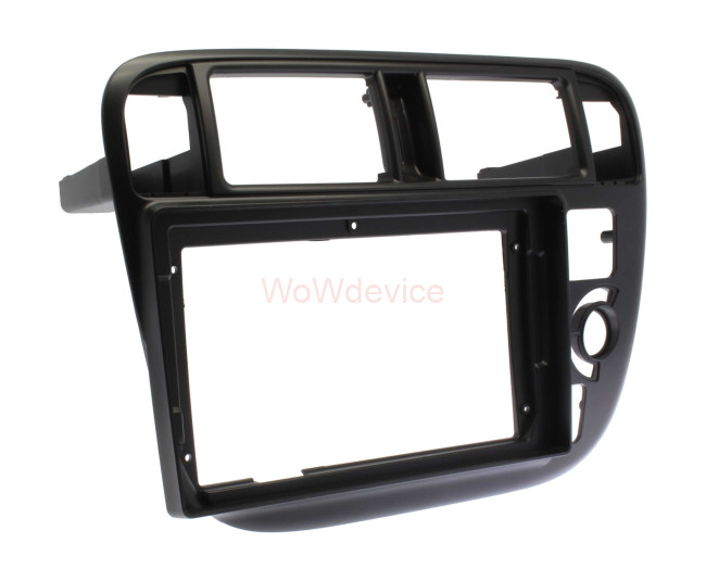 Рамка магнитолы 9.0" (цв.Черный) для HONDA Civic 1995-1998 Правый руль / Кондиционер Рамка магнитолы 9.0" (цв.Черный) для HONDA Civic 1995-1998 Правый руль / Кондиционер