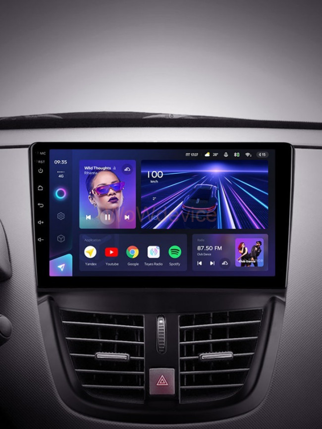 Штатная магнитола Teyes CC3 3/32 Peugeot 207 (2006-2015)