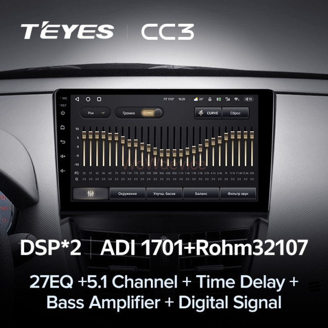 Штатная магнитола Teyes CC3 3/32 Peugeot 207 (2006-2015)