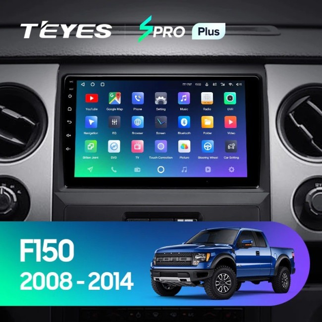 Штатная магнитола Teyes SPRO Plus 3/32 Ford F150 P415 Raptor (2008-2014) F1