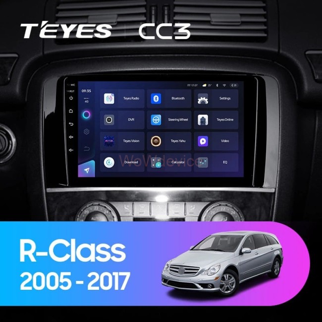 Штатная магнитола Teyes CC3L 4/32 Mercedes-Benz R-Class W251 R280 R300 R320 (2005-2017) F2