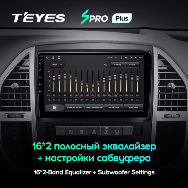 Штатная магнитола Teyes SPRO Plus 6/128 Mercedes-Benz Vito 3 W447 (2014-2020)