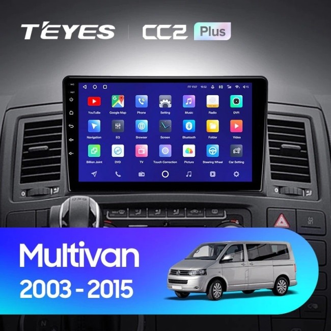 Штатная магнитола Teyes CC2 Plus 3/32 Volkswagen Multivan T5 (2003-2015)