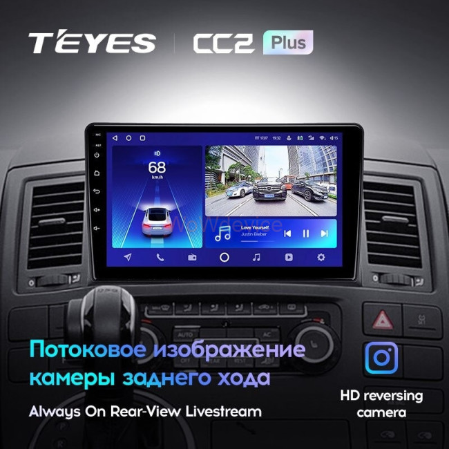 Штатная магнитола Teyes CC2 Plus 3/32 Volkswagen Multivan T5 (2003-2015)