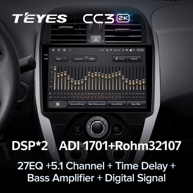 Штатная магнитола Teyes CC3 2K 4/32 Nissan Sunny (2014-2019) F1 Штатная магнитола Teyes CC3 2K 4/32 Nissan Sunny (2014-2019) F1