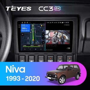 Штатная магнитола Teyes CC3 2K 4/32 LADA Niva (1993-2020)