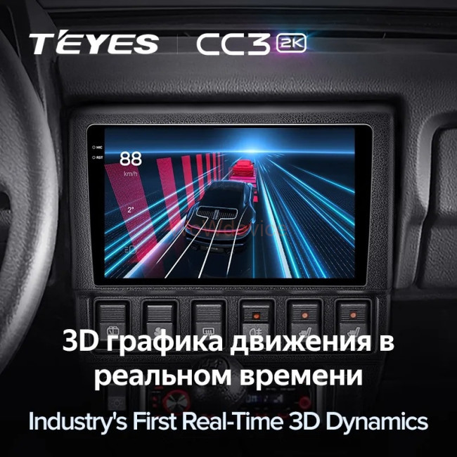 Штатная магнитола Teyes CC3 2K 4/32 LADA Niva (1993-2020)