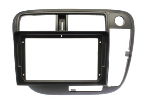 Рамка магнитолы 9.0" (цв.Черный) для HONDA Civic 1998-2000 Правый руль / Кондиционер