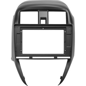 Рамка магнитолы 10.2" (цв.Черный) для NISSAN Sunny, Versa (B17) 2014+