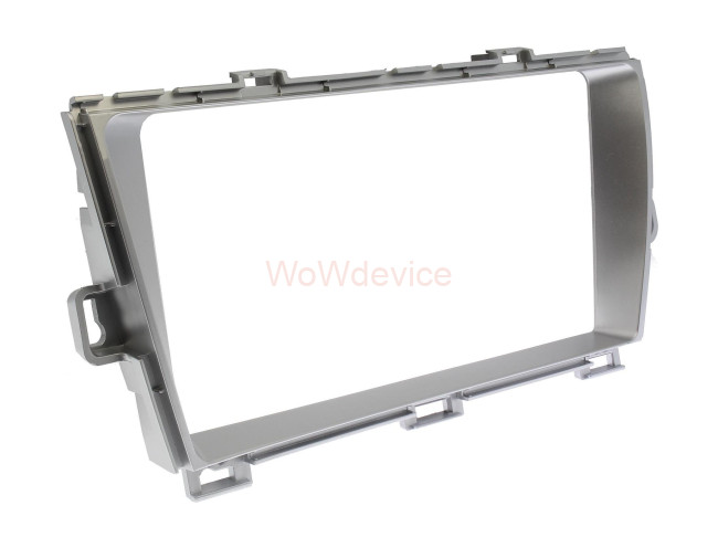 Рамка магнитолы 9.0" (цв.Серебро) для TOYOTA Prius (ZVW30/35) 2009-2016 Правый руль Рамка магнитолы 9.0" (цв.Серебро) для TOYOTA Prius (ZVW30/35) 2009-2016 Правый руль