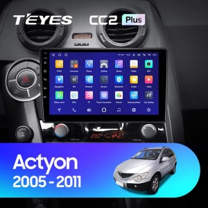 Штатная магнитола Teyes CC2 Plus 3/32 SsangYong Actyon C100 (2005-2011)