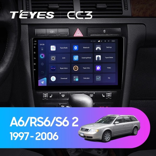 Штатная магнитола Teyes CC3 6/128 Audi S6 2 (1999-2004)