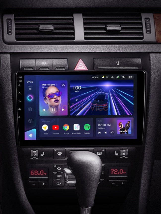 Штатная магнитола Teyes CC3 6/128 Audi S6 2 (1999-2004)