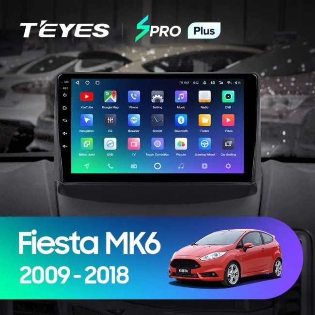 Штатная магнитола Teyes SPRO Plus 3/32 Ford Fiesta 6 (2008-2019) Тип-A