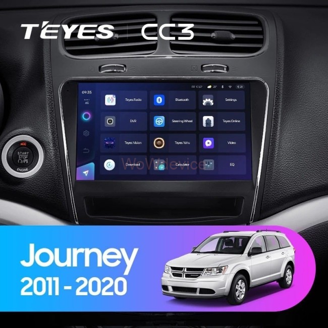 Штатная магнитола Teyes CC3L 4/32 Dodge Journey JC (2011-2020)