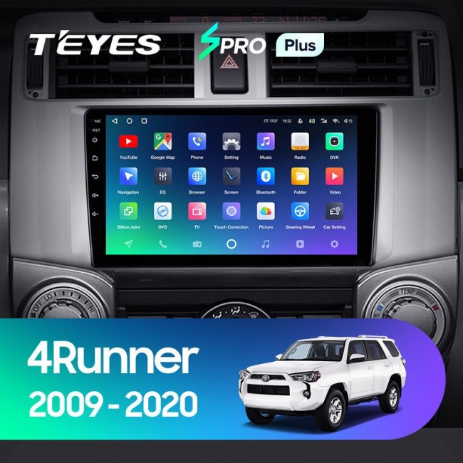 Штатная магнитола Teyes SPRO Plus 6/128 Toyota 4Runner 5 N280 (2009-2020)