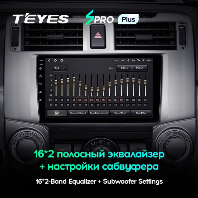 Штатная магнитола Teyes SPRO Plus 6/128 Toyota 4Runner 5 N280 (2009-2020) Штатная магнитола Teyes SPRO Plus 6/128 Toyota 4Runner 5 N280 (2009-2020)
