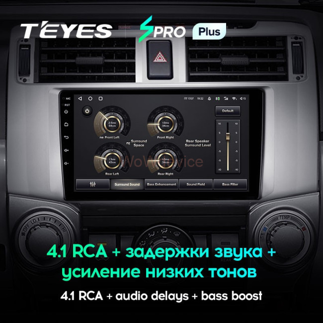 Штатная магнитола Teyes SPRO Plus 6/128 Toyota 4Runner 5 N280 (2009-2020) Штатная магнитола Teyes SPRO Plus 6/128 Toyota 4Runner 5 N280 (2009-2020)