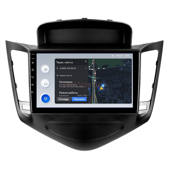 Штатная магнитола Teyes X1 4G 2/32 Chevrolet Cruze J300 (2008-2014)
