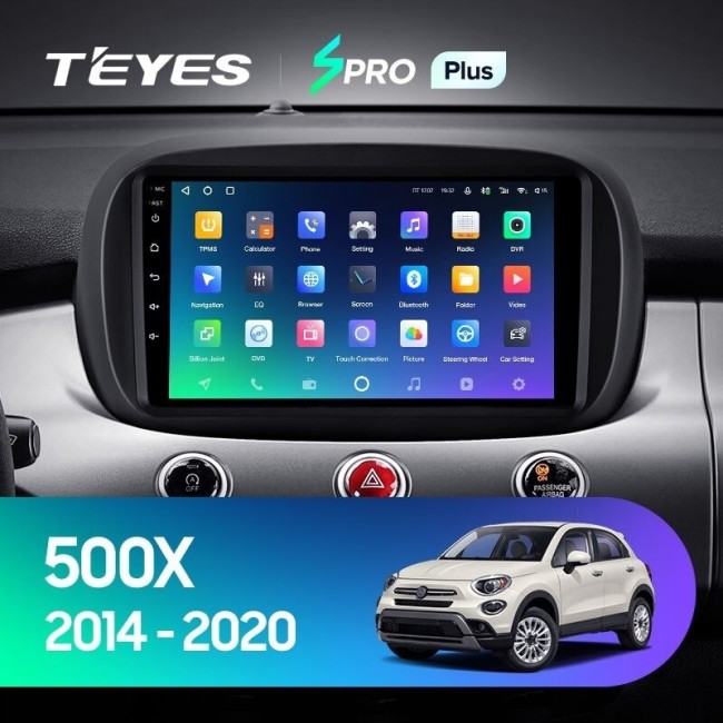 Штатная магнитола Teyes SPRO Plus 3/32 Fiat 500X (2014-2020)