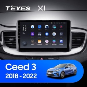 Штатная магнитола Teyes X1 4G 2/32 Kia Ceed (2018-2021)