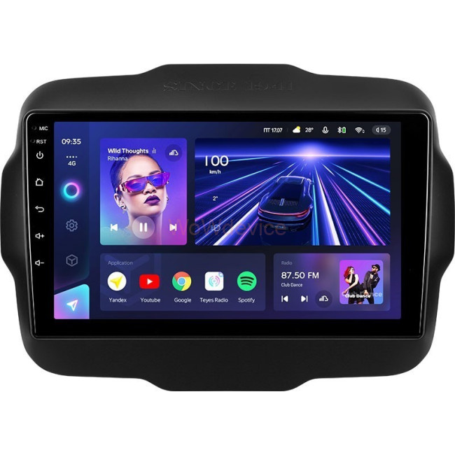 Штатная магнитола Teyes CC3 360 6/128 Jeep Renegade (2014-2018)