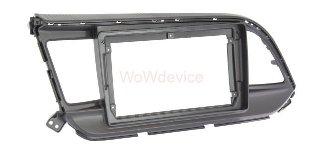 Рамка магнитолы 9.0" (цв.Черный и Серебристый) для HYUNDAI Elantra (AD), Avante (AD) 2018+ Левый руль Рамка магнитолы 9.0" (цв.Черный и Серебристый) для HYUNDAI Elantra (AD), Avante (AD) 2018+ Левый руль