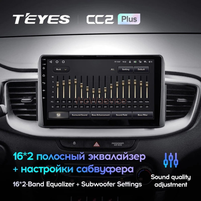 Штатная магнитола Teyes CC2L Plus 1/16 Kia Ceed 3 CD (2018-2022)