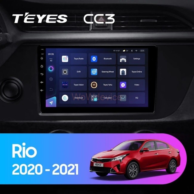 Штатная магнитола Teyes CC3L 4/32 Kia Rio 4 IV FB (2020-2021) Штатная магнитола Teyes CC3L 4/32 Kia Rio 4 IV FB (2020-2021)