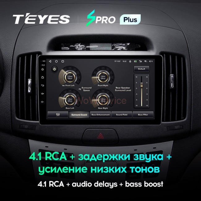 Штатная магнитола Teyes SPRO Plus 6/128 Hyundai Elantra 4 HD (2006-2012)