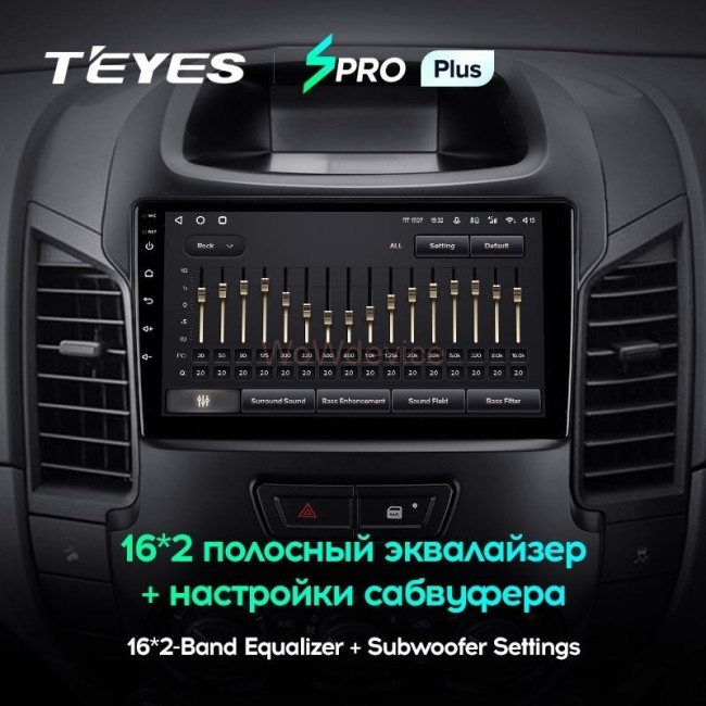 Штатная магнитола Teyes SPRO Plus 3/32 Ford Ranger (2011-2016) (F2)