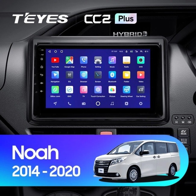 Штатная магнитола Teyes CC2 Plus 4/64 Toyota Noah R80 (2014-2020)