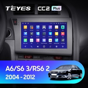 Штатная магнитола Teyes CC2 Plus 4/32 Audi S6 3 (2006-2011)