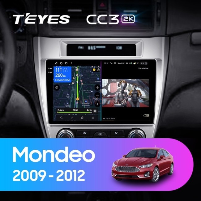 Штатная магнитола Teyes CC3 2K 4/32 Ford Mondeo (2009-2012) (F3) (US EDITION) Штатная магнитола Teyes CC3 2K 4/32 Ford Mondeo (2009-2012) (F3) (US EDITION)