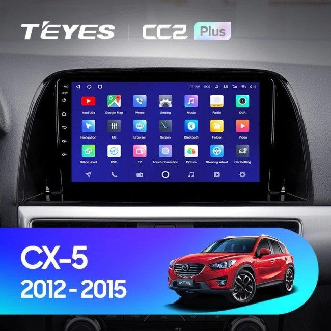 Штатная магнитола Teyes CC2 Plus 4/64 Mazda CX-5 (2012-2015) Тип-C