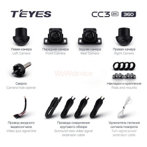 Камеры кругового обзора Teyes 360