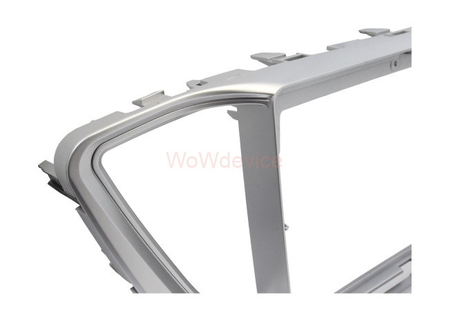 Рамка магнитолы 9.0" (цв.Серебро) для HYUNDAI Solaris, Verna 2017-2020; Accent 2017+ Рамка магнитолы 9.0" (цв.Серебро) для HYUNDAI Solaris, Verna 2017-2020; Accent 2017+