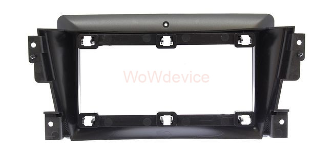 Рамка магнитолы 10.2" (цв.Черный) для TOYOTA Caldina (T240) 2002-2007